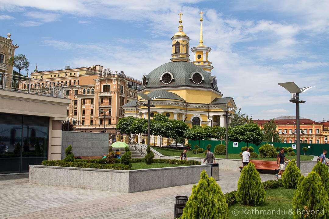 Nativity of Christ Church Podil neighbourhood Kiev Ukraine