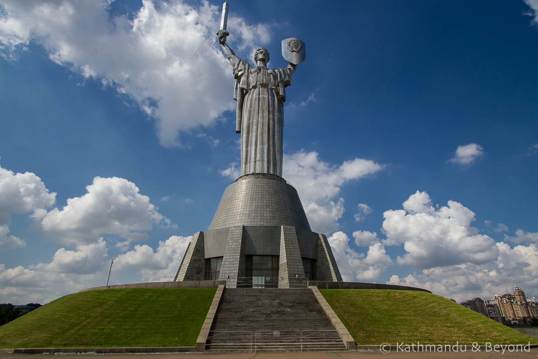 The Motherland Monument Museum of The History of Ukraine in World War II Memorial Complex Kiev Ukraine-4