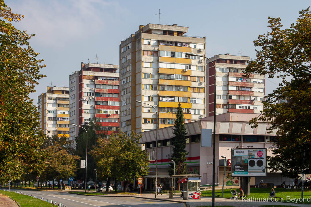 Borik neighbourhood in Banja Luka, Bosnia & Herzegovina | Modernist | Socialist architecture | former Yugoslavia