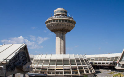 Former Control Tower Zvartnots International Airport