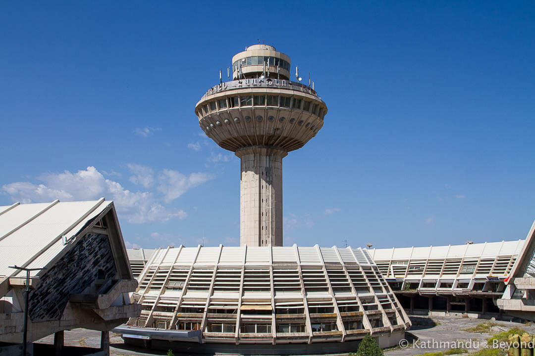 Former Control Tower Zvartnots International Airport in Yerevan, Armenia | Brutalist | Soviet architecture | former USSR