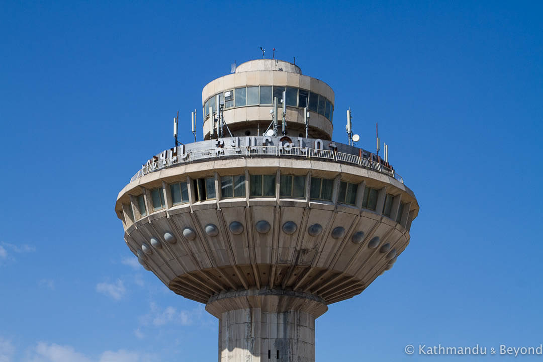 Former Control Tower Zvartnots International Airport Yerevan Armenia-2