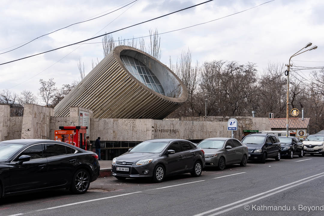 Yeritasardakan Metro Station Yerevan Armenia