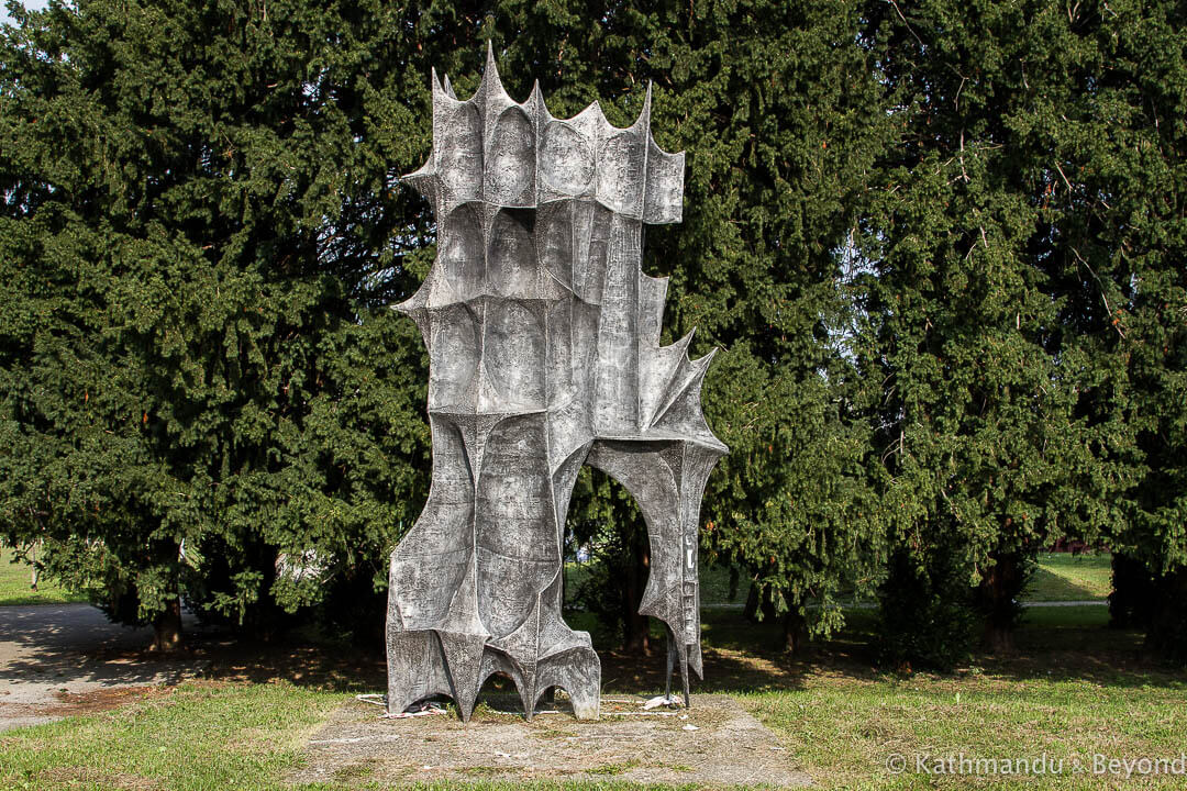 Monument to the December Victims of 1943 Dotrscina Memorial Park Zagreb Croatia-2