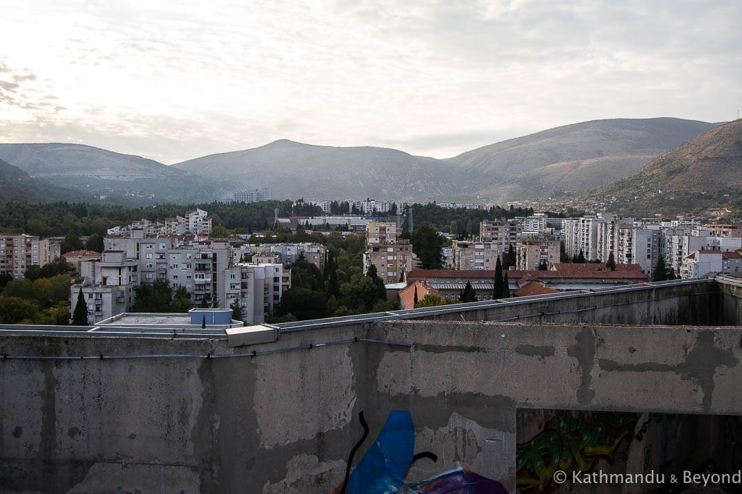 Former Ljubljanska Bank (Sniper Tower) Mostar Bosnia and Herzegovina-24