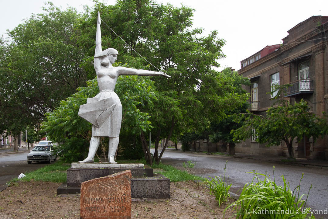 Monument to Textile Factory Workers Gyumri Armenia-34