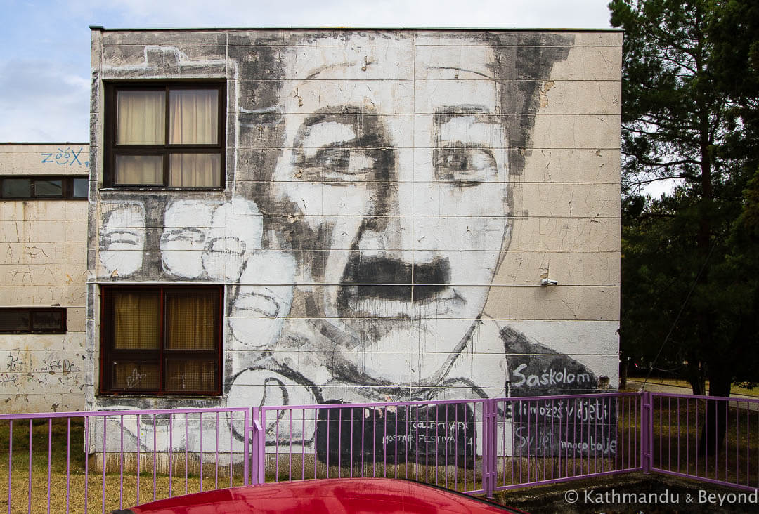 Street Art in Mostar Bosnia and Herzegovina