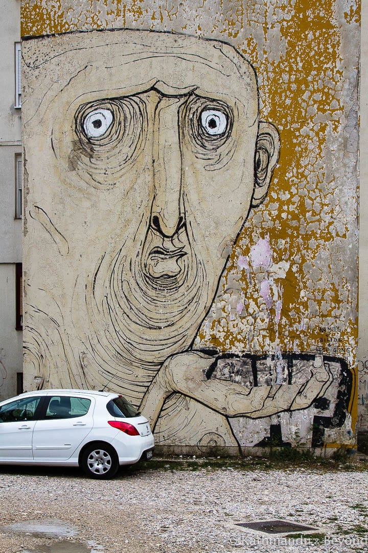 Street Art in Mostar Bosnia and Herzegovina