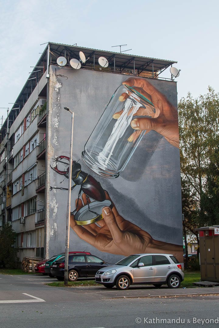 Street art in Sisak, Croatia