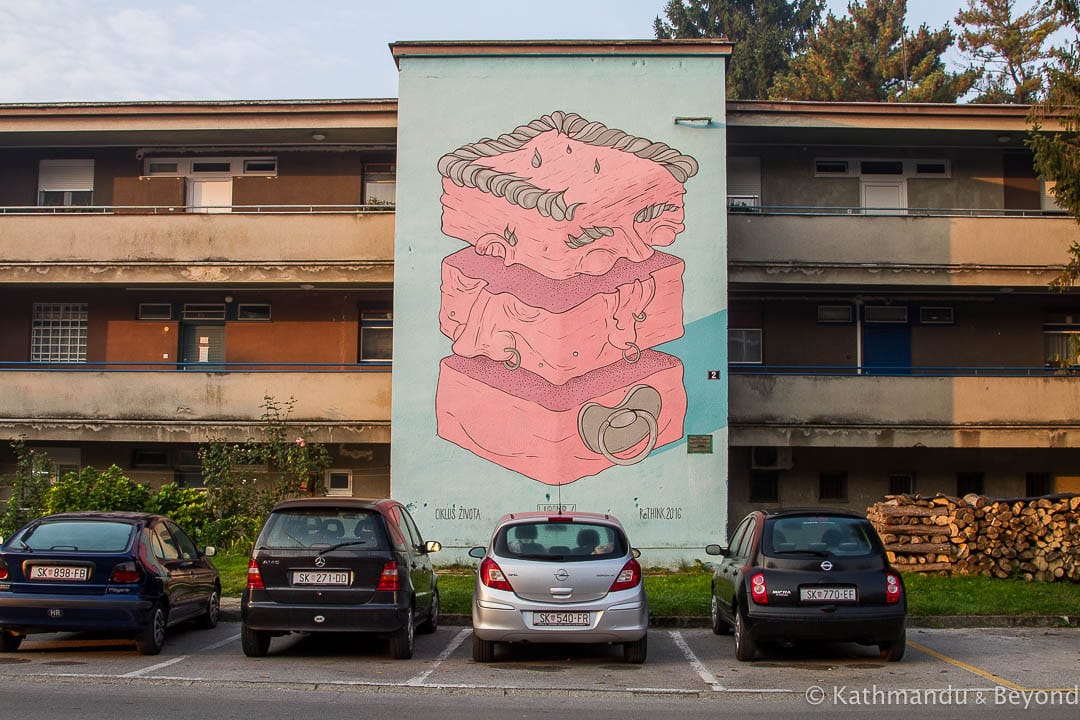 Street art in Sisak, Croatia