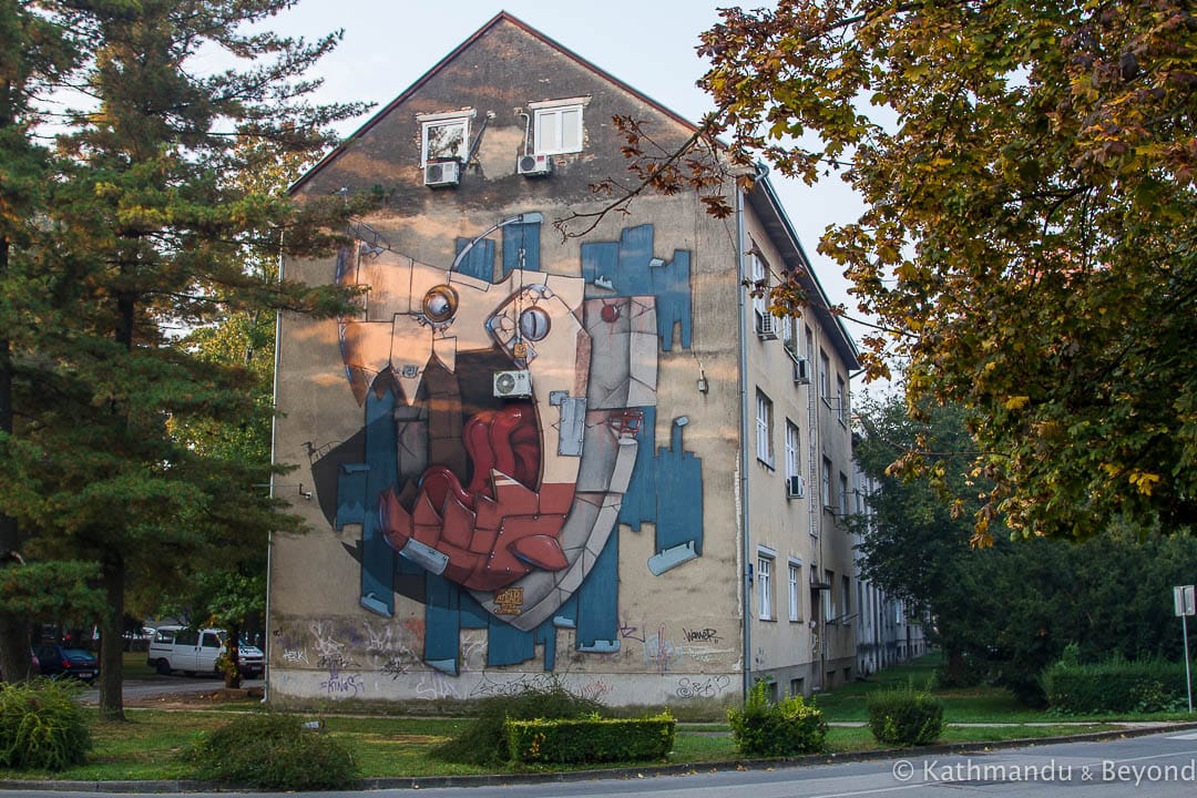Street art in Sisak, Croatia