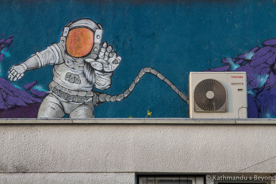 Street art in Sisak, Croatia