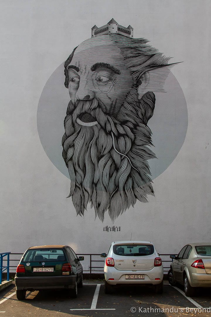 Street art in Sisak, Croatia