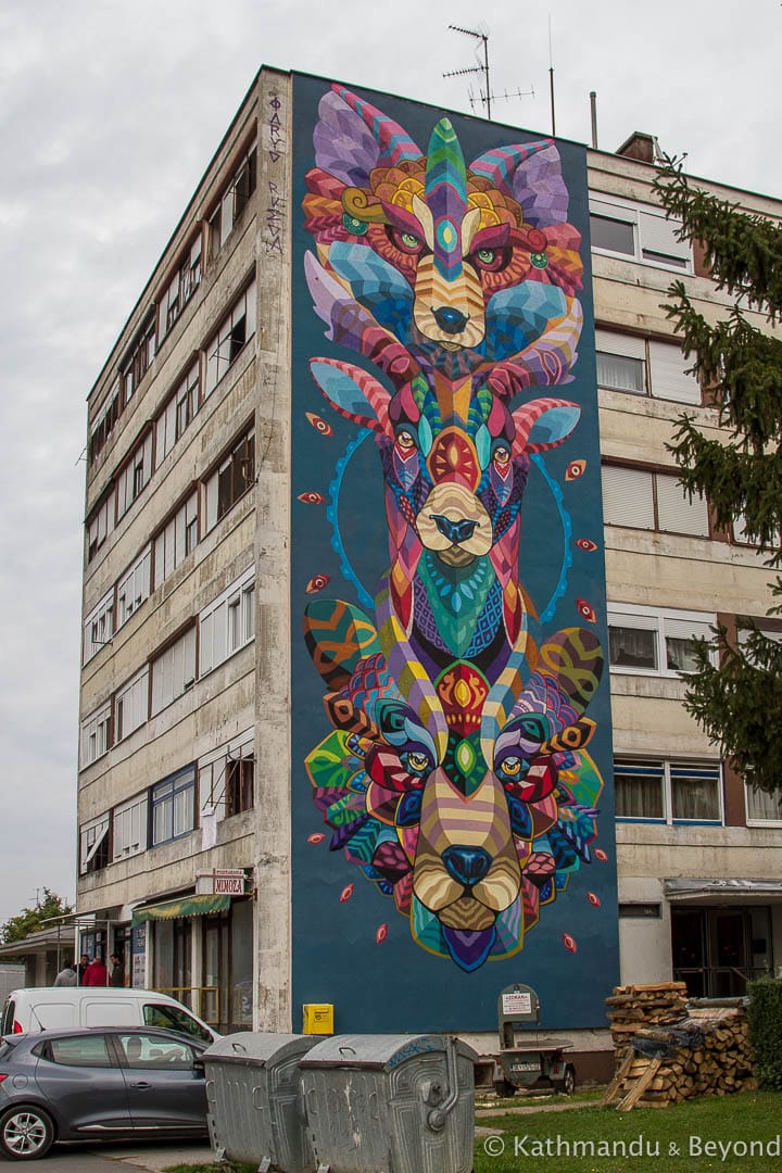 Street art in Sisak, Croatia