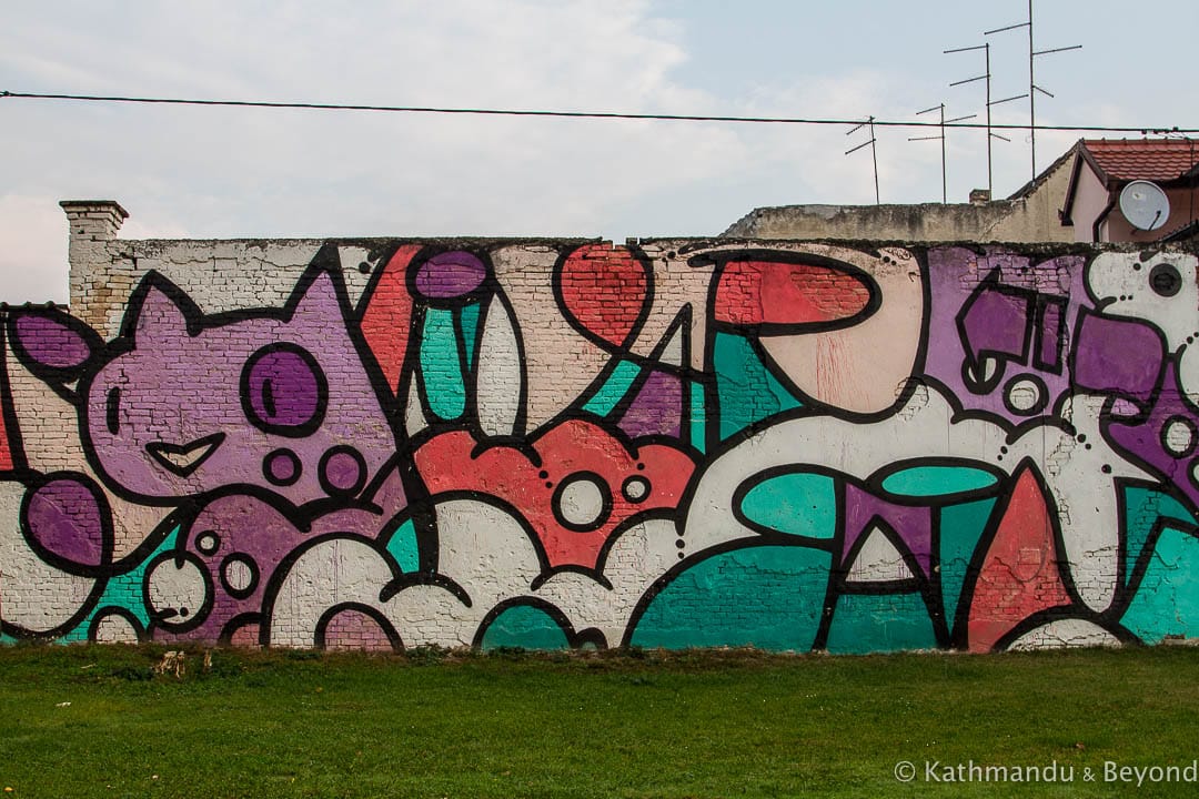 Street art in Sisak, Croatia