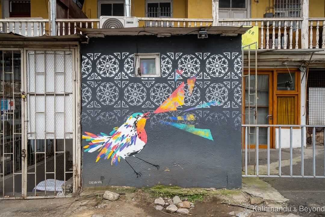 Street Art (Chey&Val) Tbilisi Georgia