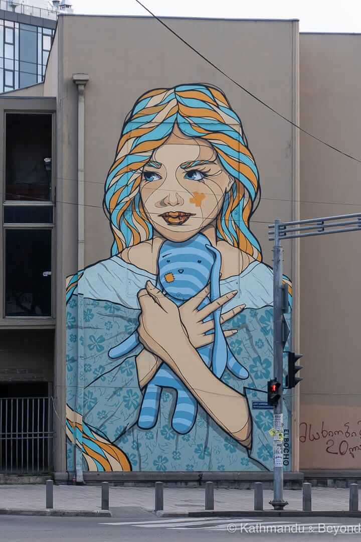 Street Art (El Bocho) Tbilisi Georgia-3-2