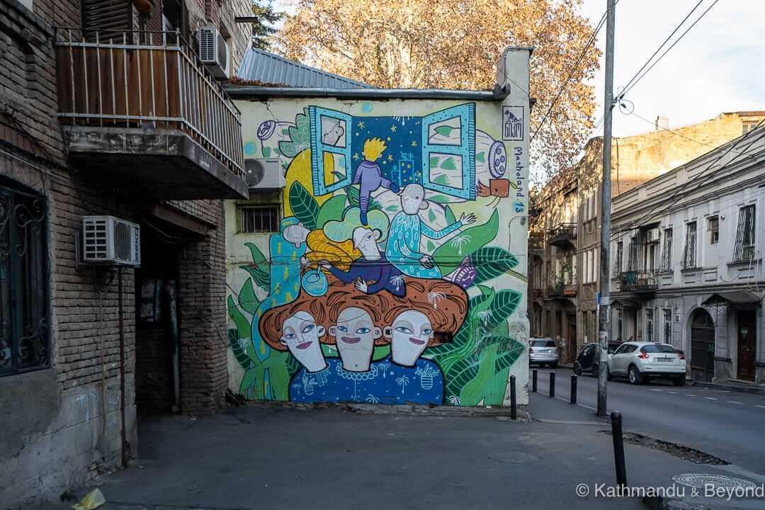 Street Art (Escape by Masholand) Tbilisi Georgia-2