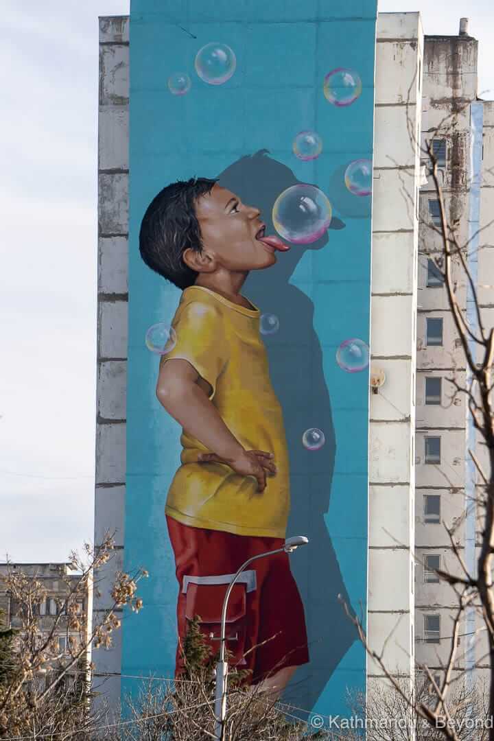 Street Art (Irakli Qadeishvili) Tbilisi Georgia-4
