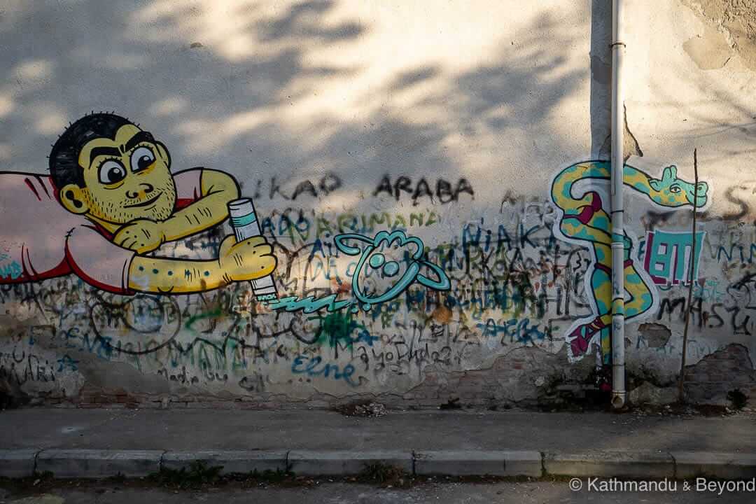 Street Art (Lamb) Tbilisi Georgia