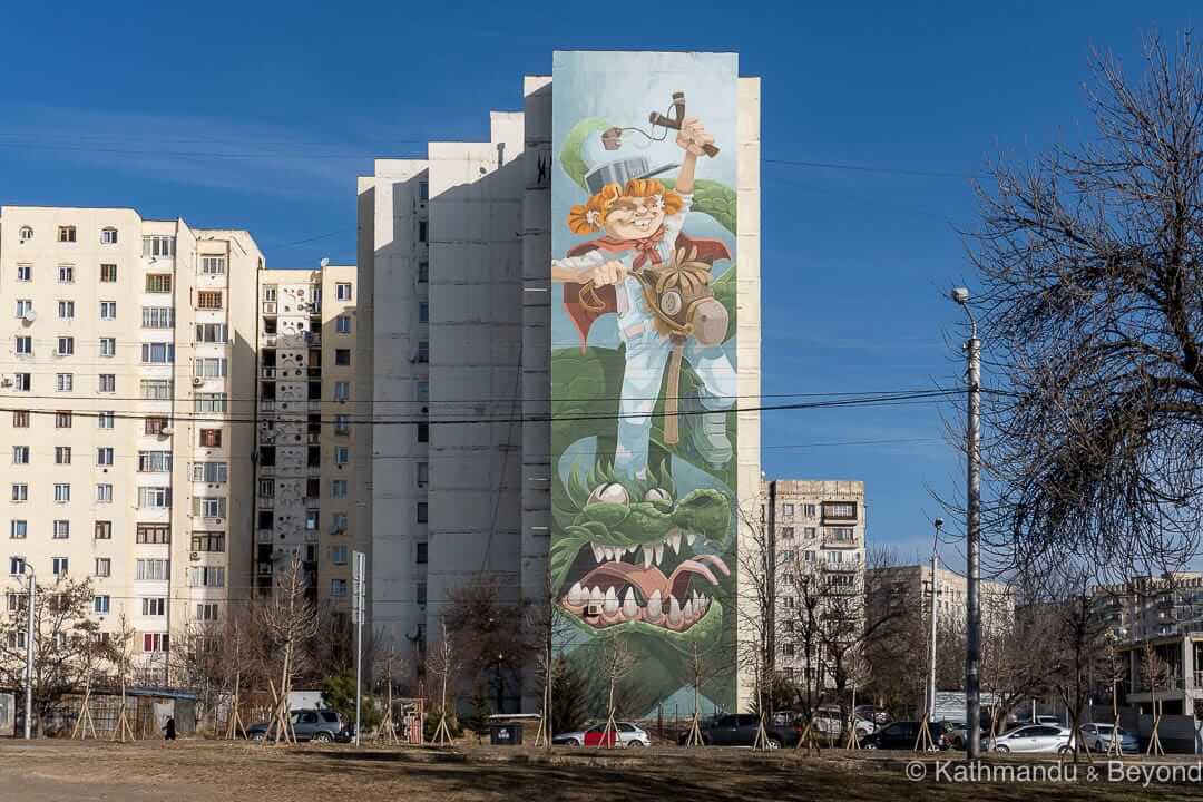 Street Art (Lion Fleischmann) Tbilisi Georgia-4