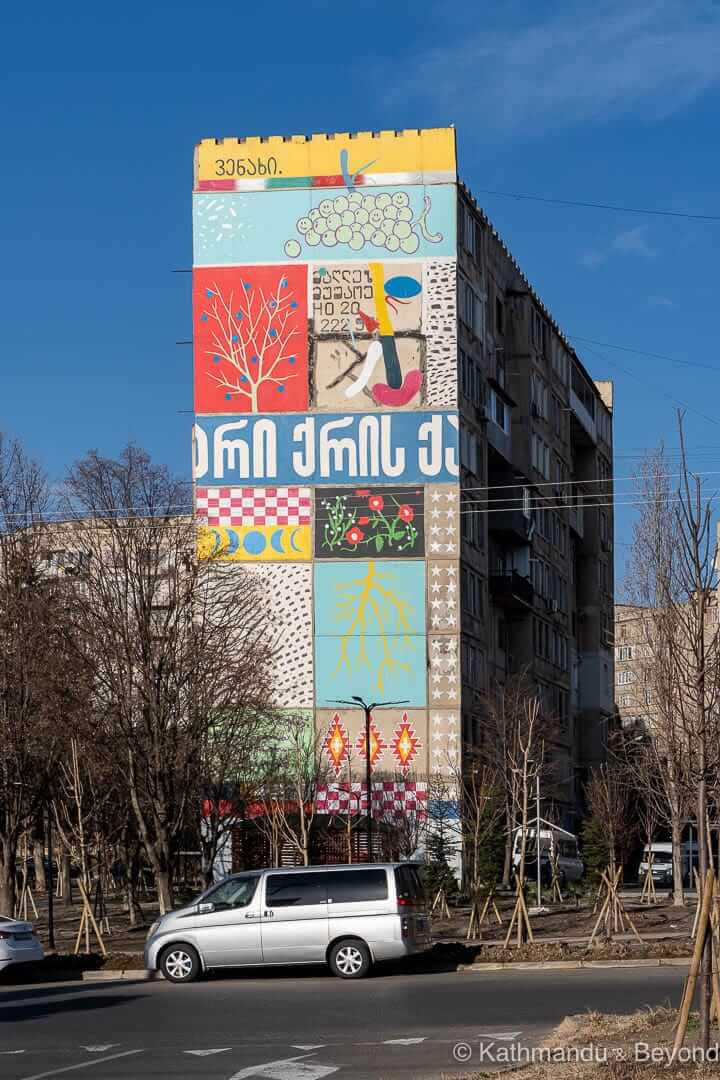 Street Art (Mishiko Sulakauri) Tbilisi Georgia-3