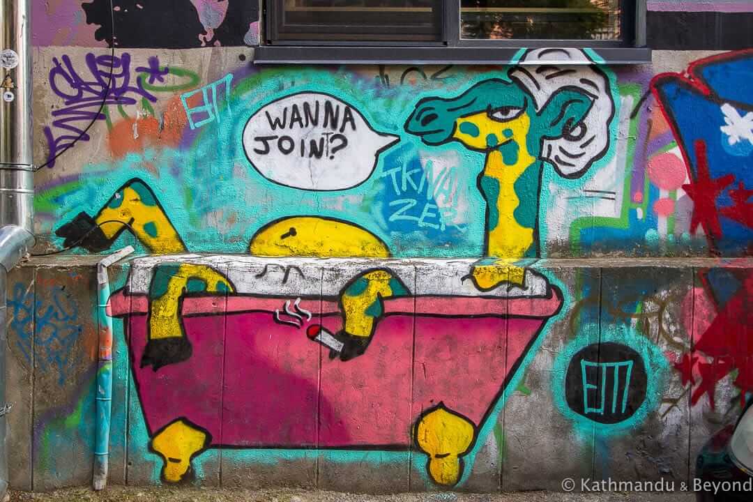 Street Art at Fabrika, Tbilisi, Georgia