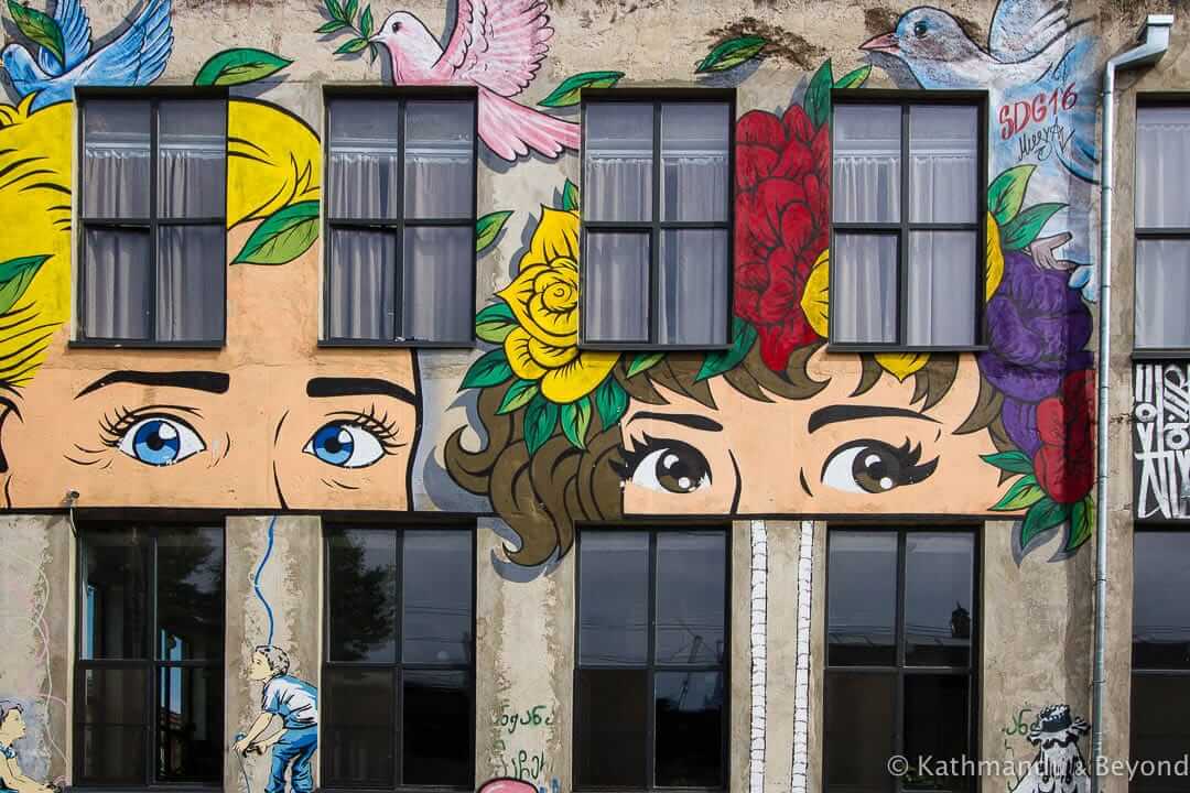 Street Art at Fabrika, Tbilisi, Georgia