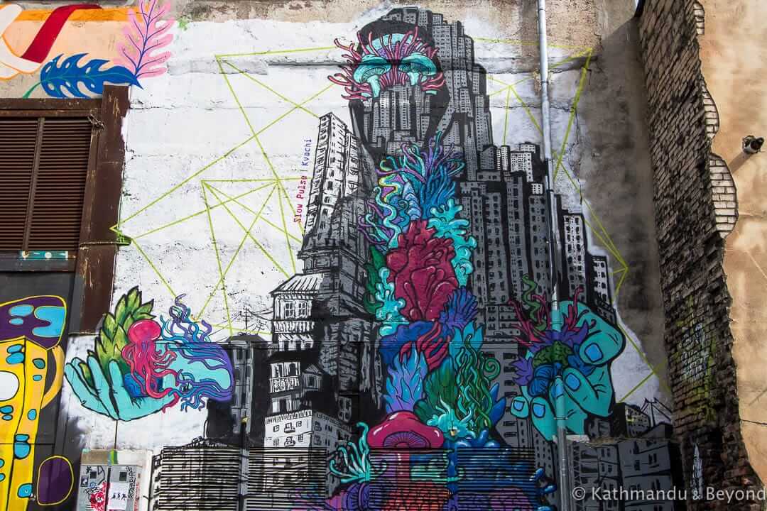Street Art at Fabrika, Tbilisi, Georgia