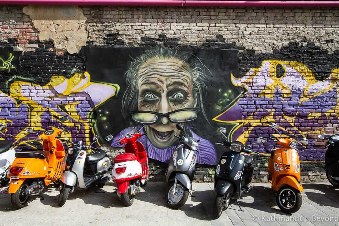 Street Art at Fabrika Tbilisi Georgia