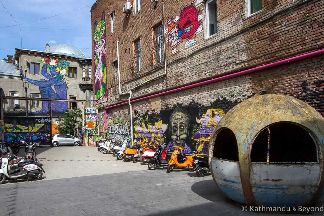 Street Art at Fabrika, Tbilisi, Georgia
