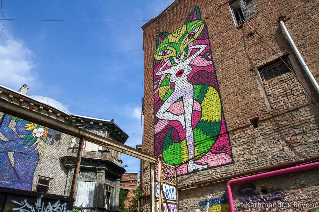 Street Art at Fabrika, Tbilisi, Georgia