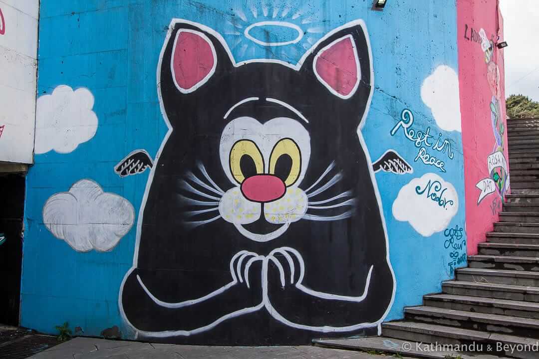 Street Art at Heroes Square Underpass, Tbilisi, Georgia