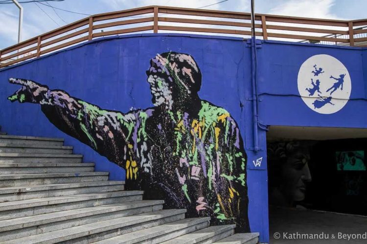 Street Art at Heroes Square Underpass, Tbilisi, Georgia