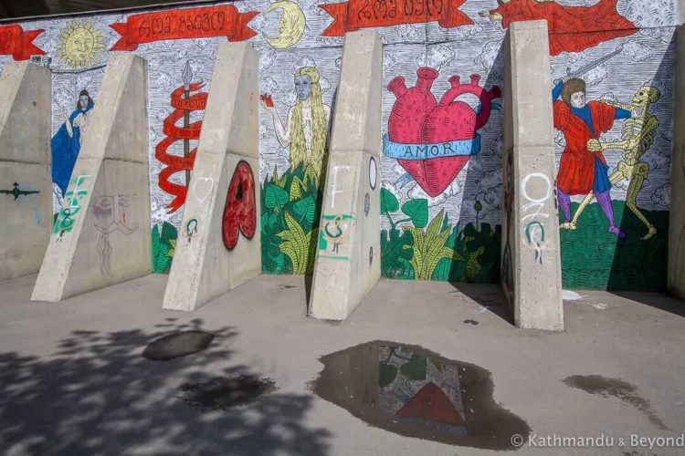 Street Art at Heroes Square Underpass, Tbilisi, Georgia