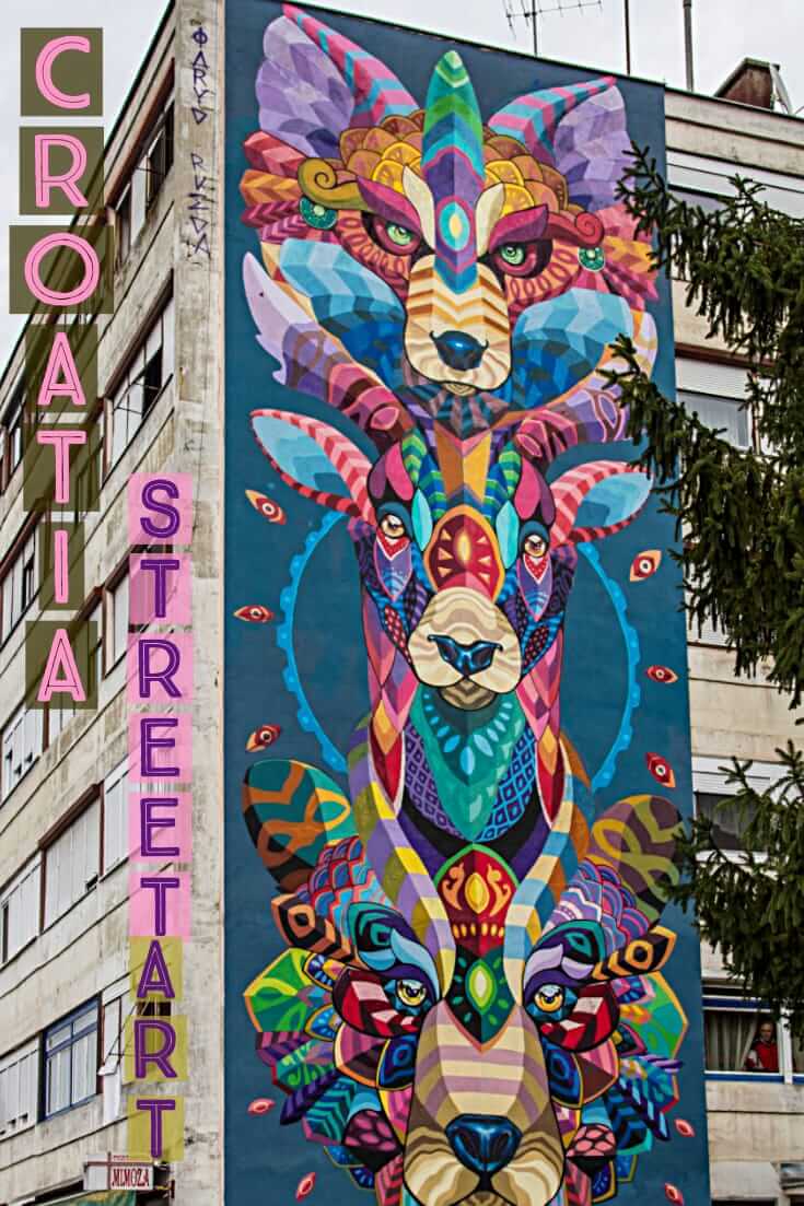 Where to find street art in Sisak, Croatia #streetart #urbanwalls #travel #balkans #europe #urbanart #streetartfestival