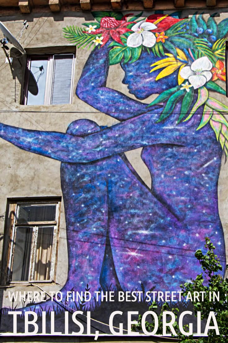 Where to find the best graffiti and street art in Tbilisi, Georgia #streetart #urbanwalls #travel #caucasus #fabrika #urbanart #mural