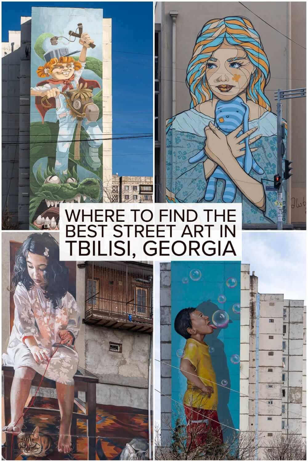 Where to find the best street art in Tbilisi