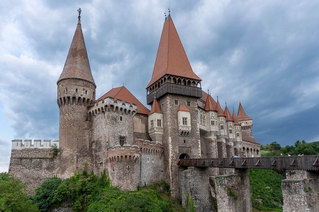 Corvin Castle in Hunedoara, Romania