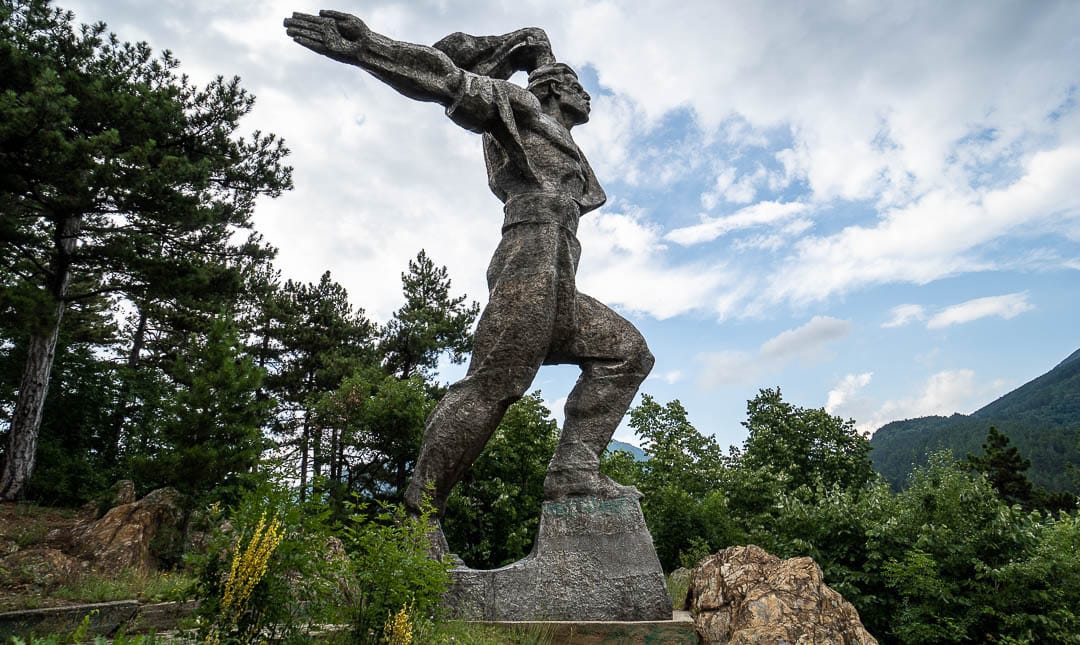 Monument to the September Uprising Maglizh Bulgaria