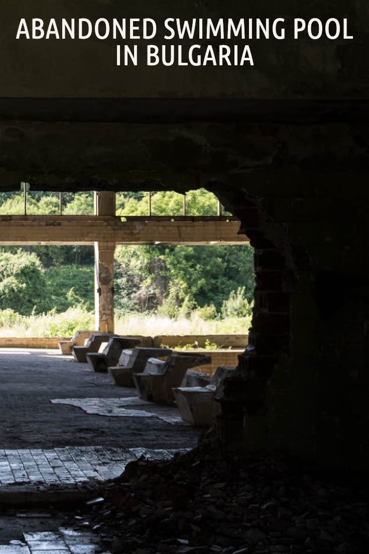 An abandoned swimming pool in Bulgaria #travel #abandonedplaces #urbex #mosaics #Balkans #Europe