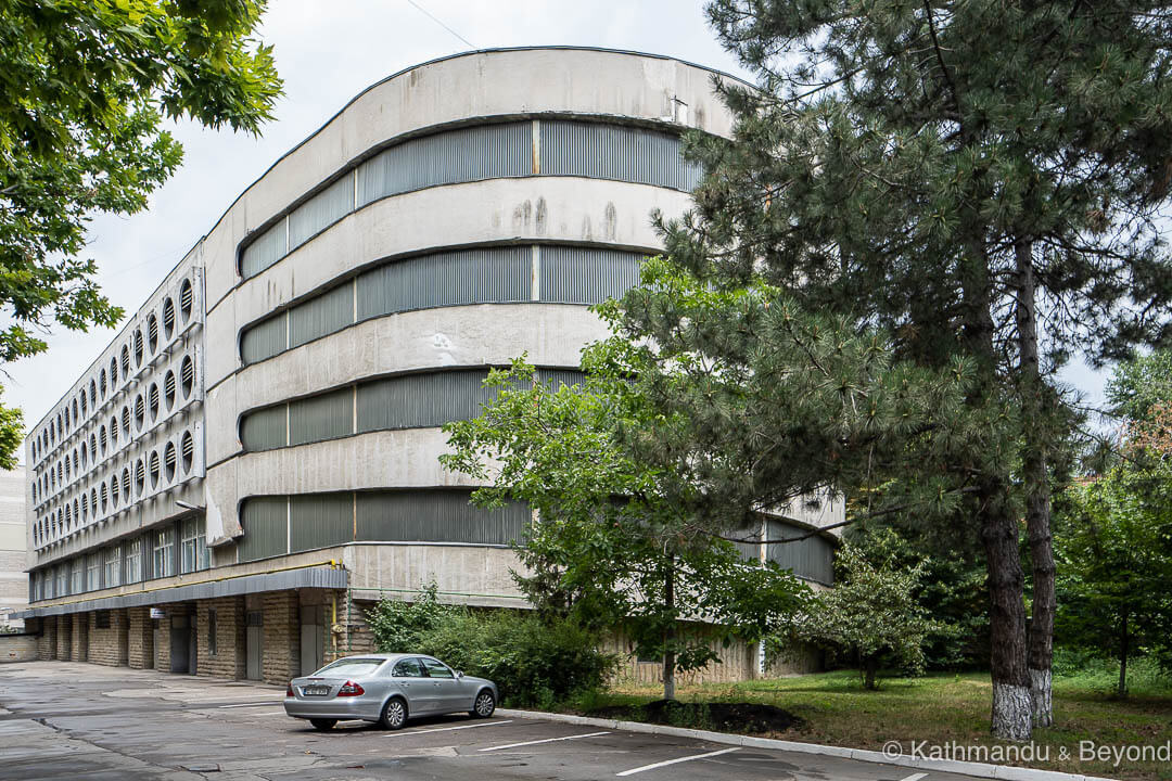 Government Garage in Chisinau, Moldova | Modernist | Soviet architecture | former USSR