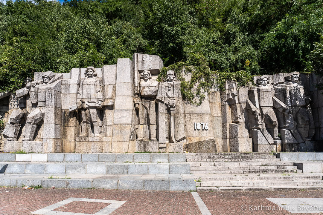 Monument to the 1876 Uprising Lovech Bulgaria - one of the best Communist monuments in Bulgaria