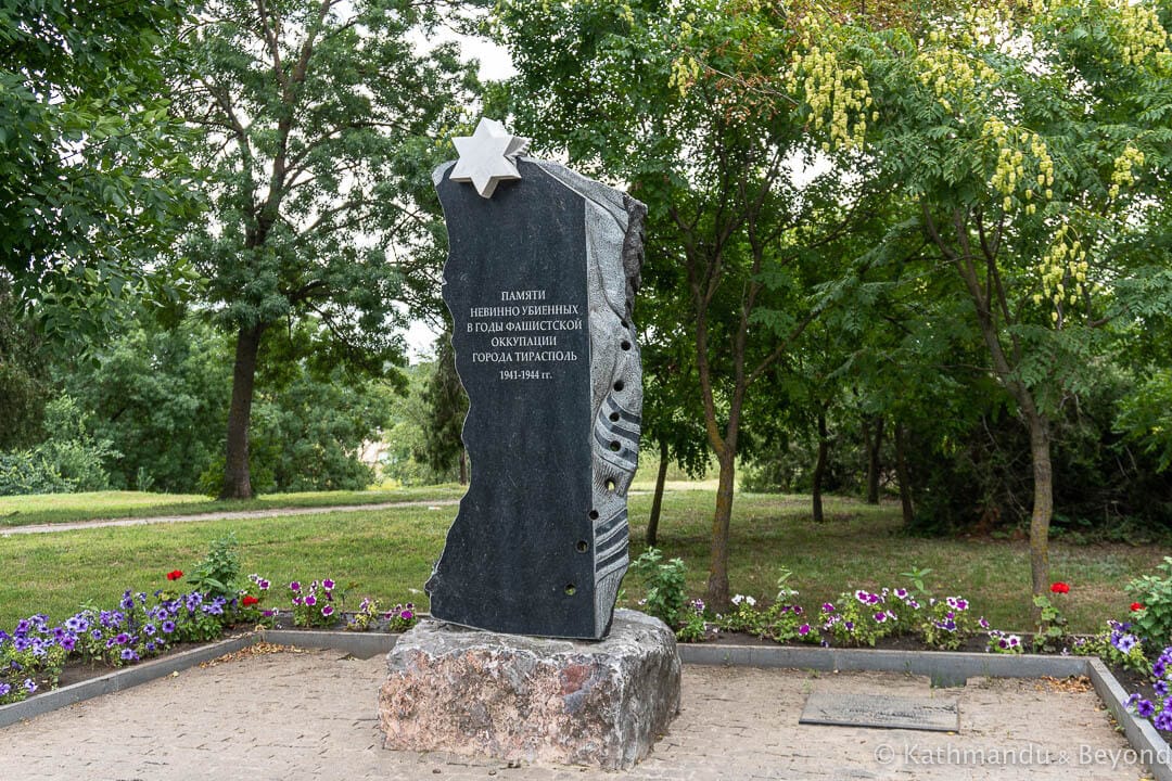 Monument to those killed during the Fascist Occupation Tiraspol Transnistria