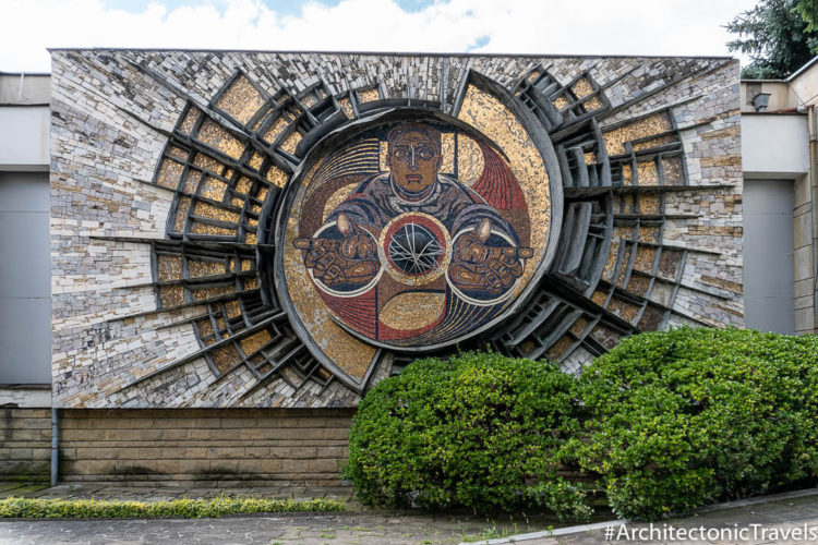 Municipality Building In Karlovo Bulgaria Socialist Mosaic