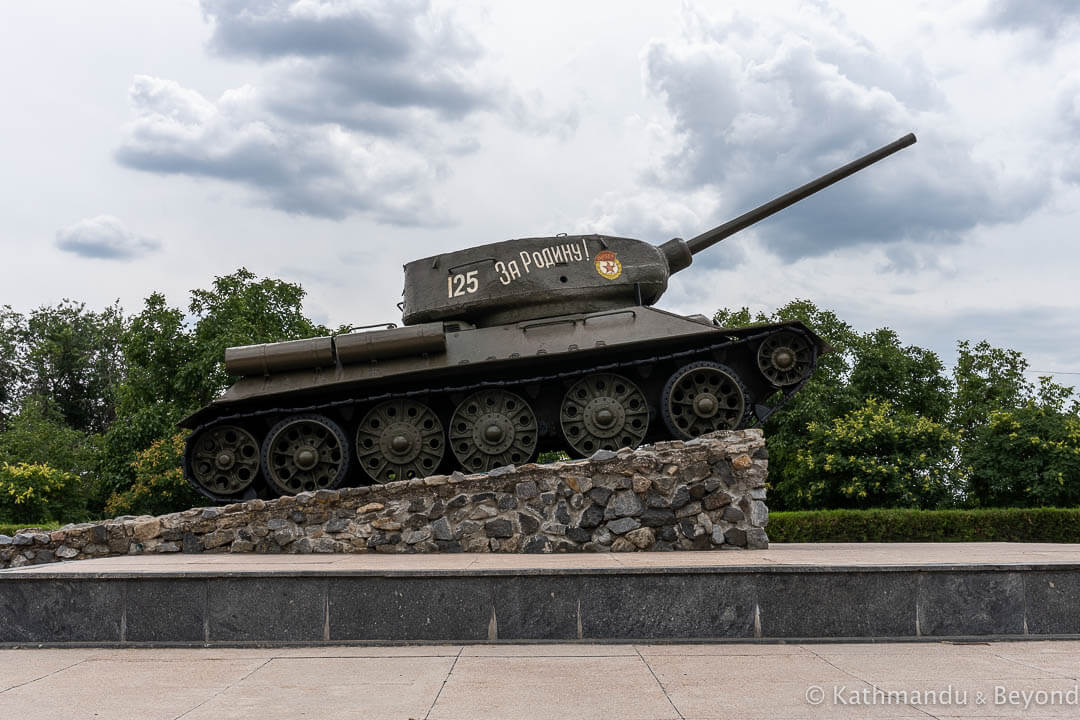 T-34 Tank Memorial Complex of Glory Tiraspol Transnistria