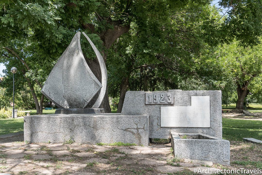 Monument to the Bulgarian Communist Party Kran Bulgaria