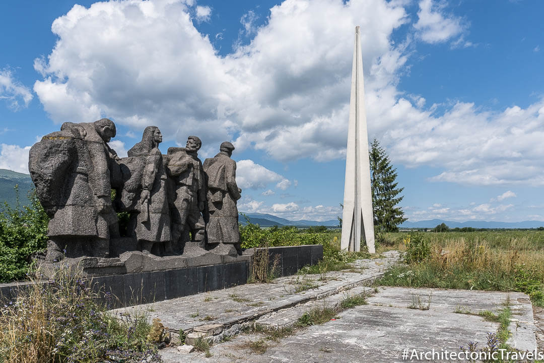 Monument to the Fallen Antifascists in Tâzha, Bulgaria | Socialist monument | former Eastern Bloc