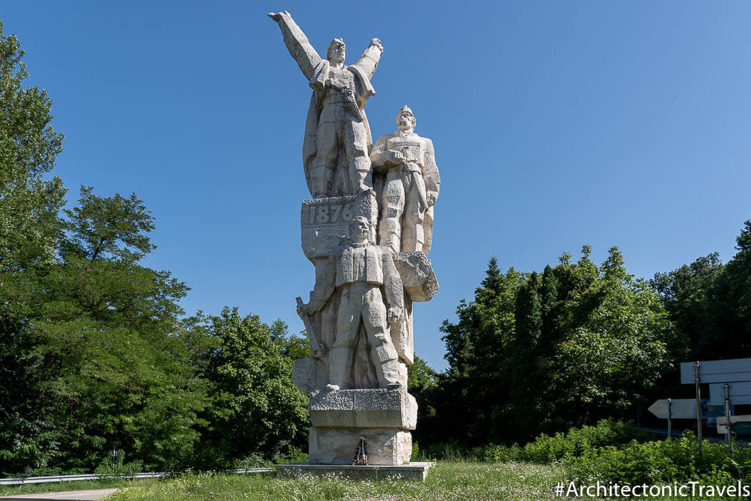 Monument to the 1876 Uprising Dryanovo Bulgaria - One of the most impressive communist monuments in Bulgaria