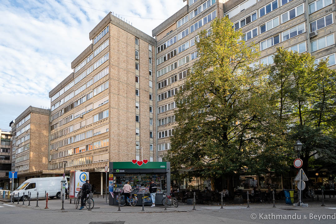 Ferantov VRT Location (Residential-business complex Ferant's Garden) in Ljubljana, Slovenia | Modernist | Socialist architecture | former Yugoslavia